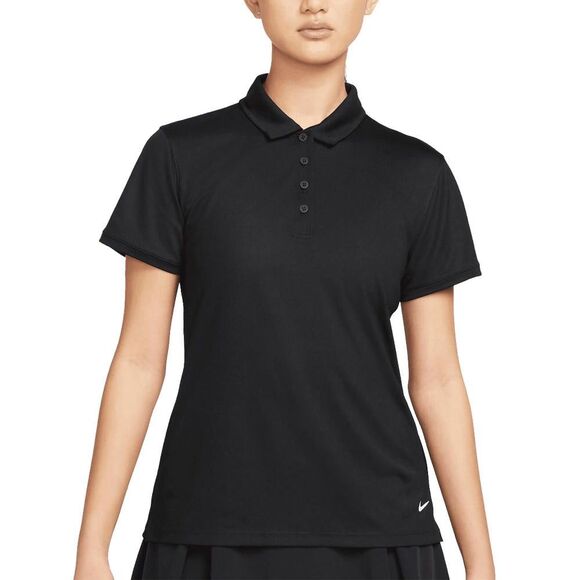 40. Nike NWT Black Dri-FIT Solid Short Sleeve Victory Golf Polo - Picture 2 of 5